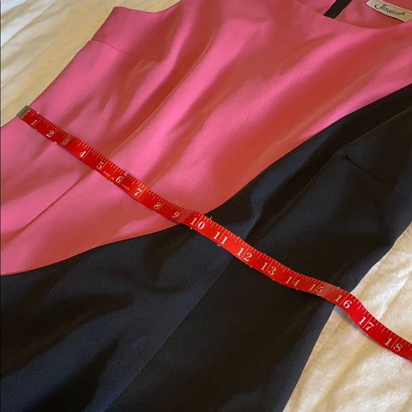 Vintage Black and Pink A Line Dress by Jessica - Picture 8 of 9